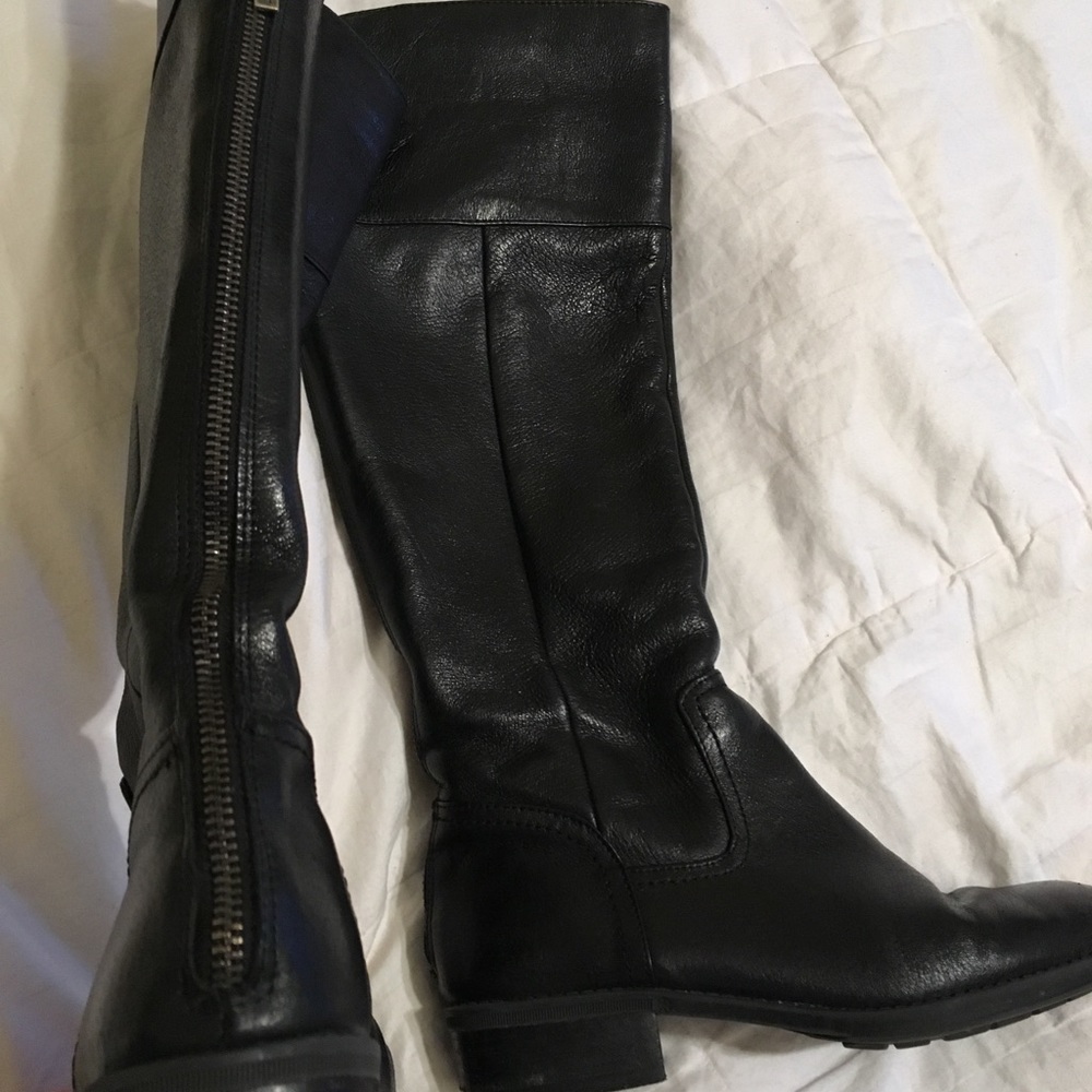 FINAL SALE: Leather Over the knee boot